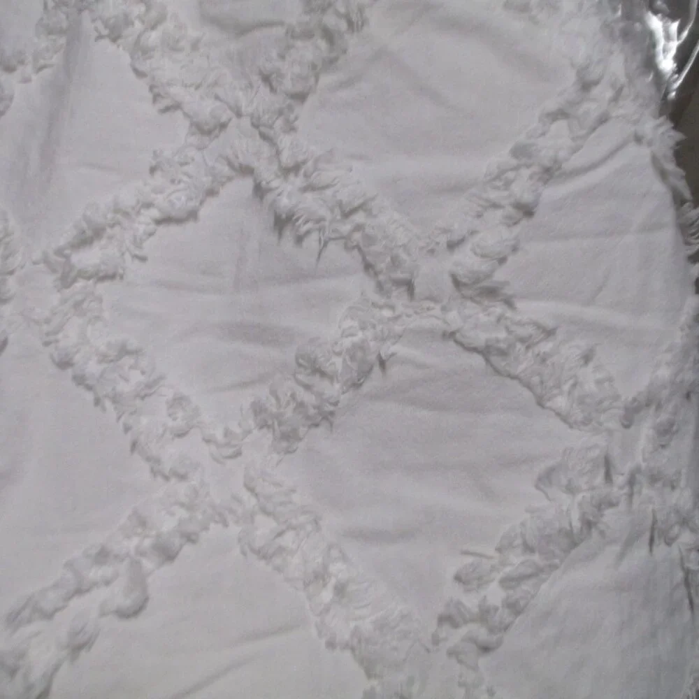 Beddy's Bed Ease Sleeping Bag Bedspread Conversion White Cotton Chenille
